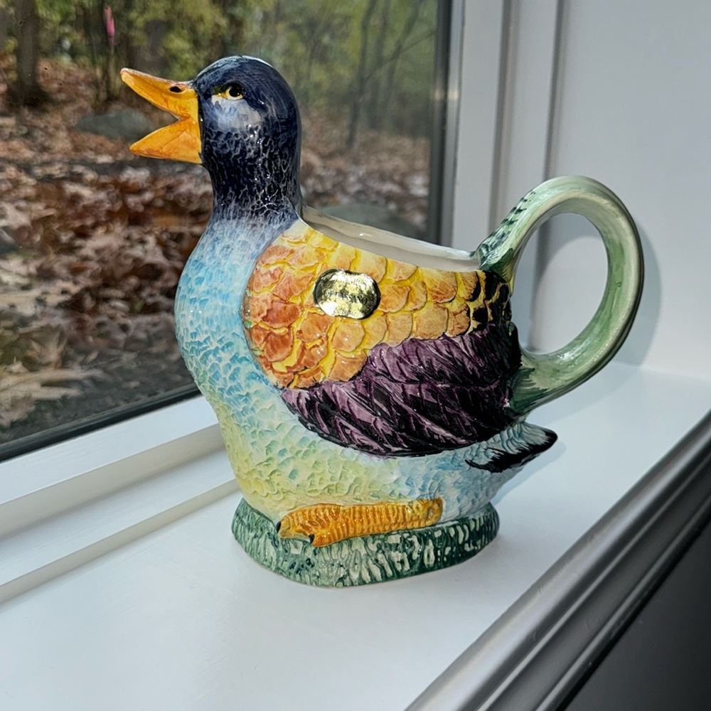 Bassano Ceramic Duck Pitcher